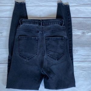 Zara Trafaluc Denim Collection Black Jeans Size.04